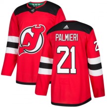 Men's Adidas New Jersey Devils Kyle Palmieri Red Jersey - Authentic