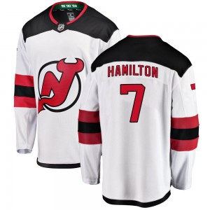 Youth Fanatics Branded New Jersey Devils Dougie Hamilton White Away Jersey - Breakaway