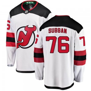 Youth Fanatics Branded New Jersey Devils P.K. Subban White Away Jersey - Breakaway