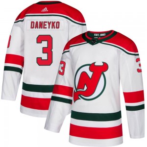 Men's Adidas New Jersey Devils Ken Daneyko White Alternate Jersey - Authentic