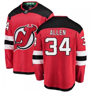 Youth Fanatics Branded New Jersey Devils Jake Allen Red Home Jersey - Breakaway