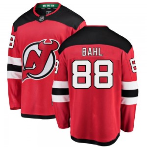 Youth Fanatics Branded New Jersey Devils Kevin Bahl Red Home Jersey - Breakaway
