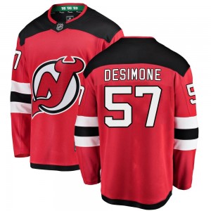 Youth Fanatics Branded New Jersey Devils Nick DeSimone Red Home Jersey - Breakaway