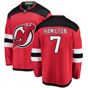Youth Fanatics Branded New Jersey Devils Dougie Hamilton Red Home Jersey - Breakaway