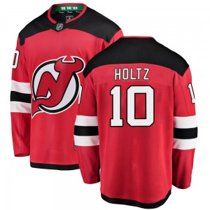 Youth Fanatics Branded New Jersey Devils Alexander Holtz Red Home Jersey - Breakaway