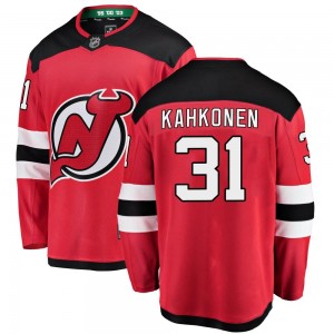 Youth Fanatics Branded New Jersey Devils Kaapo Kahkonen Red Home Jersey - Breakaway