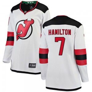 Women's Fanatics Branded New Jersey Devils Dougie Hamilton White Away Jersey - Breakaway