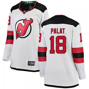 Women's Fanatics Branded New Jersey Devils Ondrej Palat White Away Jersey - Breakaway