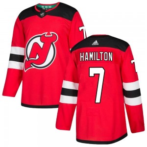 Youth Adidas New Jersey Devils Dougie Hamilton Red Home Jersey - Authentic