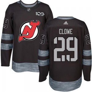Youth New Jersey Devils Ryane Clowe Black 1917-2017 100th Anniversary Jersey - Authentic