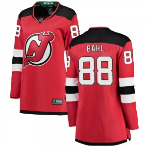 Women's Fanatics Branded New Jersey Devils Kevin Bahl Red Home Jersey - Breakaway
