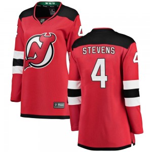 Women's Fanatics Branded New Jersey Devils Scott Stevens Red Home Jersey - Breakaway