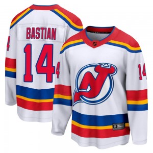 Men's Fanatics Branded New Jersey Devils Nathan Bastian White Special Edition 2.0 Jersey - Breakaway