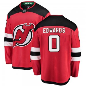 Men's Fanatics Branded New Jersey Devils Ethan Edwards Red Home Jersey - Breakaway