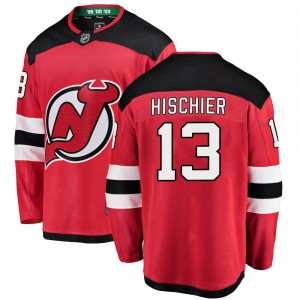 Men's Fanatics Branded New Jersey Devils Nico Hischier Red Home Jersey - Breakaway