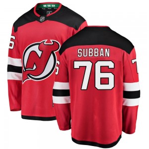 Men's Fanatics Branded New Jersey Devils P.K. Subban Red Home Jersey - Breakaway