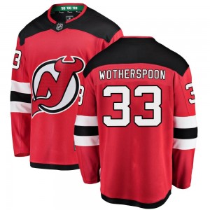 Men's Fanatics Branded New Jersey Devils Tyler Wotherspoon Red Home Jersey - Breakaway
