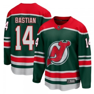 Men's Fanatics Branded New Jersey Devils Nathan Bastian Green 2020/21 Special Edition Jersey - Breakaway