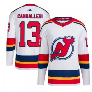 Youth Adidas New Jersey Devils Mike Cammalleri White Reverse Retro 2.0 Jersey - Authentic