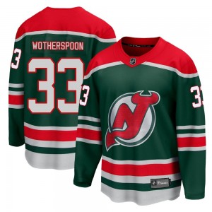 Youth Fanatics Branded New Jersey Devils Tyler Wotherspoon Green 2020/21 Special Edition Jersey - Breakaway