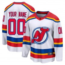 Youth Fanatics Branded New Jersey Devils Custom White Custom Special Edition 2.0 Jersey - Breakaway