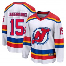 Youth Fanatics Branded New Jersey Devils Jamie Langenbrunner White Special Edition 2.0 Jersey - Breakaway